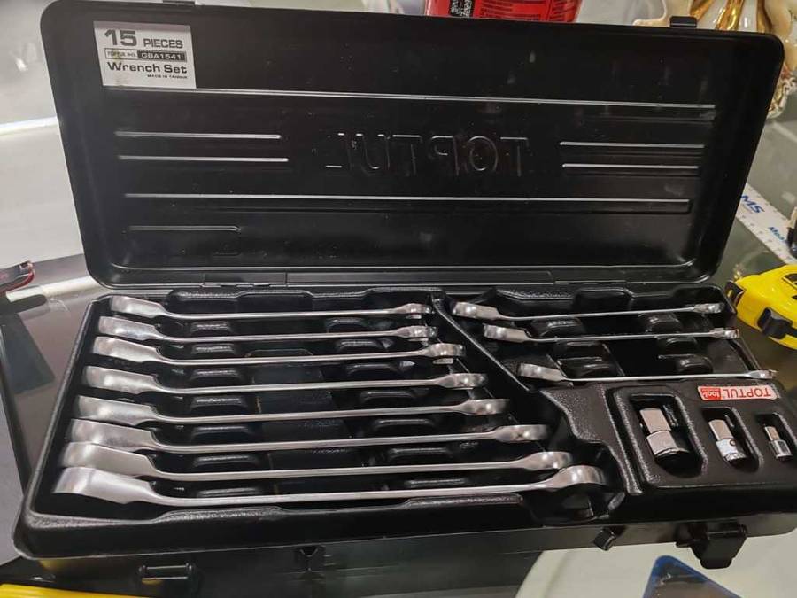 Toptule Pro-Series Reversable Ratchet Combination Wrench Set