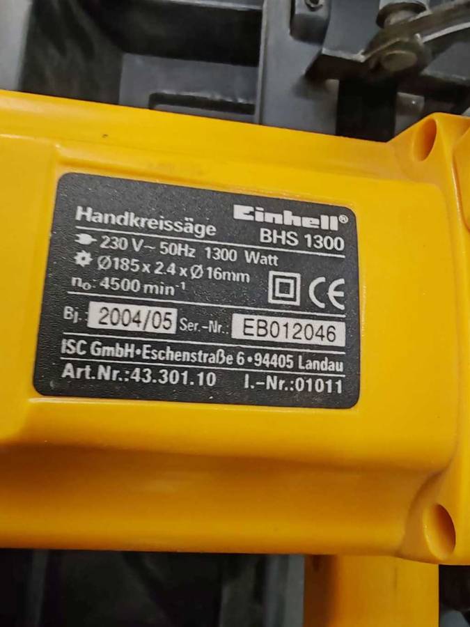 Einhell BHS 1300 Circular Saw