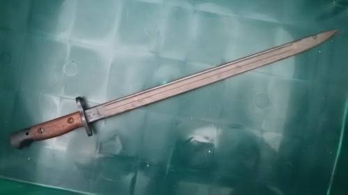 1907 Sanderson bayonet without scabbard