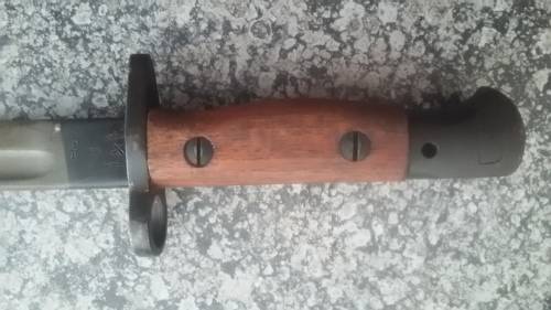 1907 Sanderson bayonet without scabbard