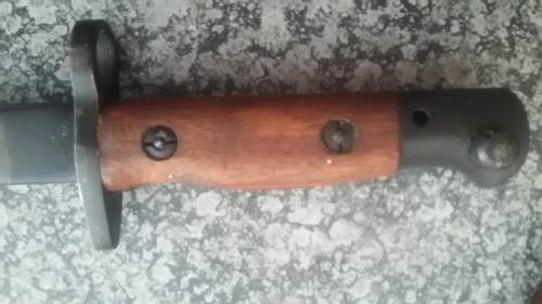 1907 Sanderson bayonet without scabbard