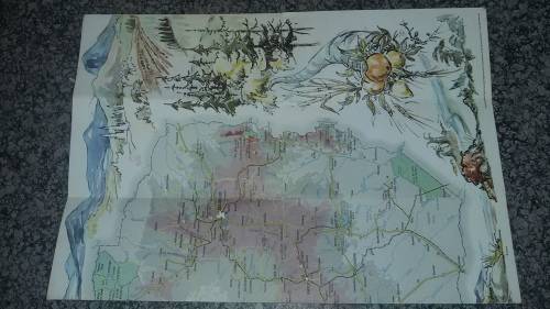 Tourist map of Rhodesia