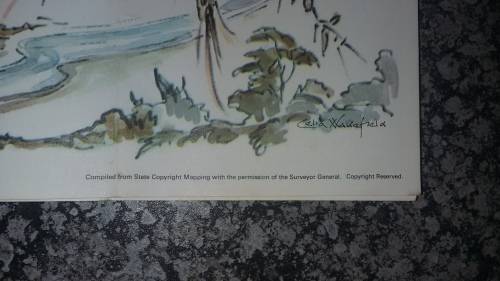 Tourist map of Rhodesia