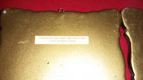 2 Plaster picture frames