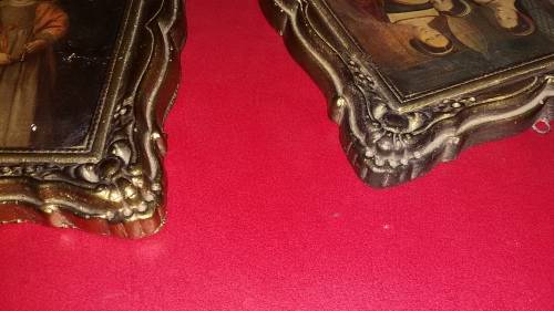 2 Plaster picture frames