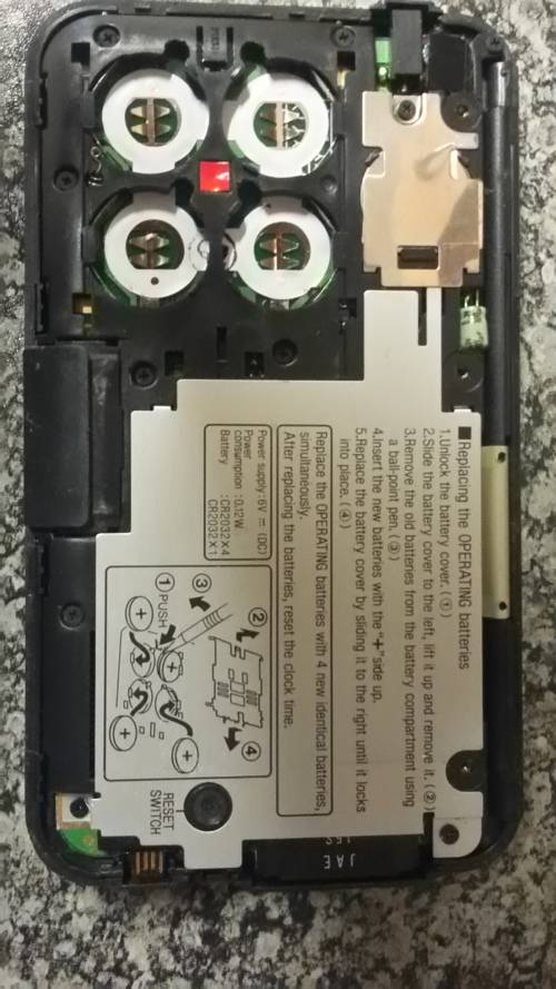 Sharp calculator and electronic organiser