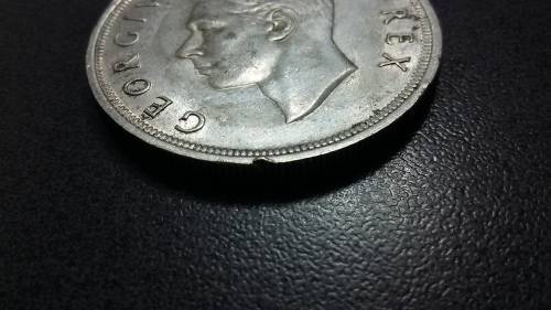 1952 George VI South African Silver 5 Shillings