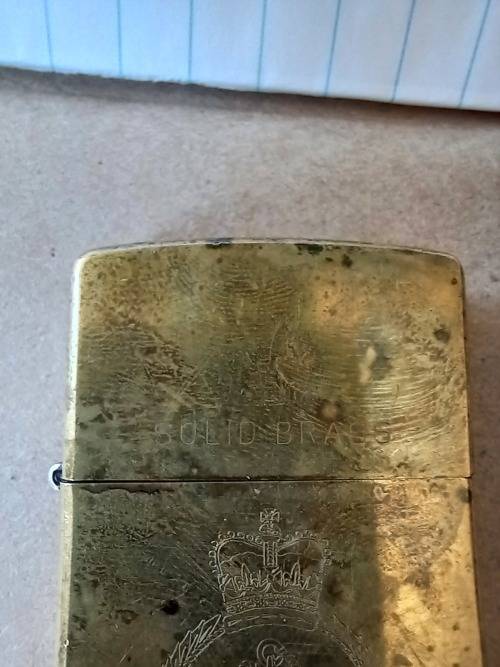 Zippo with inscription