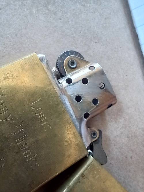 Zippo with inscription