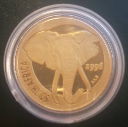 1996 Natura Elephant 1/10oz AU9999