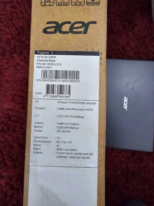 Acer Aspire A315-34 Celeron - Laptop on Auction Now!!!!!