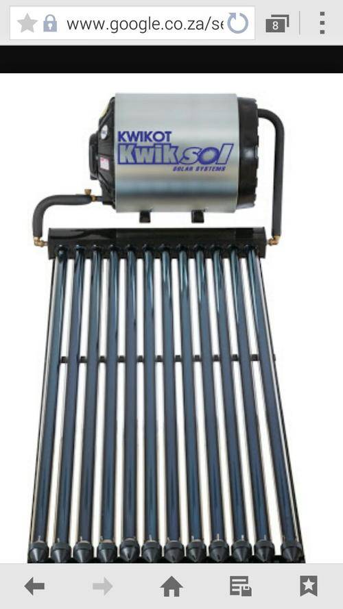 100lt kwikot high pressure solar system