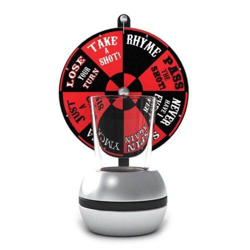Wheel of Shots Alcohol Drinking Game Party Novelty Shot Glass By Barbuzzo NIB
