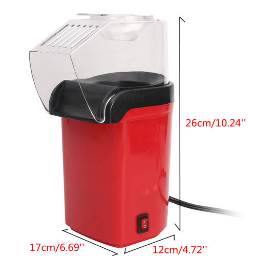 220V Mini Household Healthy Hot Air Oil-free Electric Popcorn Maker Machine