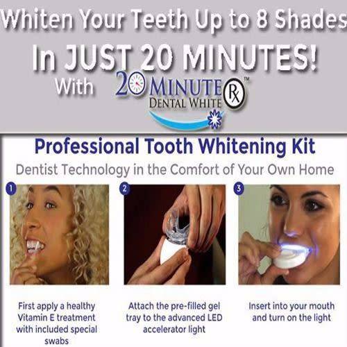 Teeth Whitening LED Technology Bright Smile White Dental Men Women Oral Hygiene