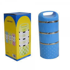 Three Layer Stainless Steel Lunch Box or Storage Unit