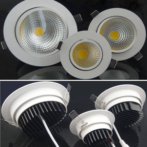 LED COB ceiling light 3W/5W/7W/9W/12W Recessed LED Spot downlight Lamp