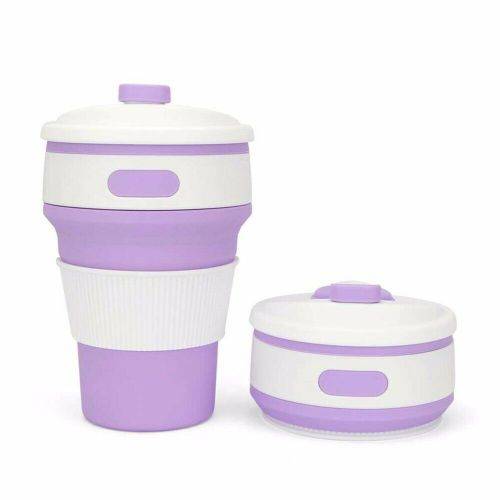 350 ml Folding Collapsible Coffee Cup Silicone Outdoor Travel Portable Reusable