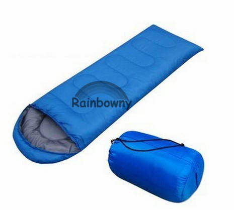 3 ON AUCTION!!! camping outdoor envelope sleeping bag(Camouflage Green Blue)