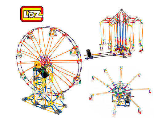 Funny Amusement park series Electric toy Building Blocks Children's Educational Toys