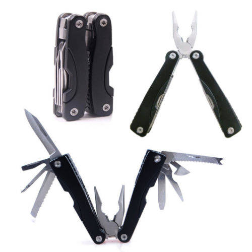 9 in1 Pocket Multi Function Tools Set Mini Foldaway Pliers Knife Screwdriver