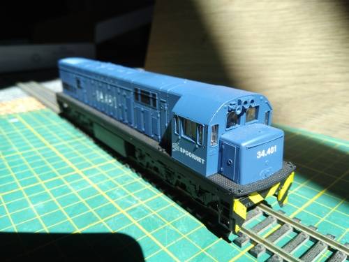 Frateschi Spoornet Class 34 GE Dummy Locomotive
