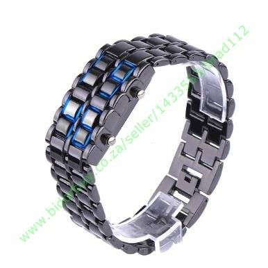 Dark Samurai - Japanese Style Inspired Blue LED Watch