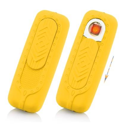 USB Electronic Windproof Cigarette Lighter with LED Light