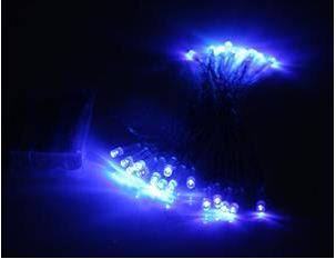 Battery Operated 30 LED Fairy Lights - 3 Meter Blue