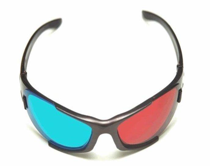 3D Glasses Red Blue Anaglyph Film (New design)