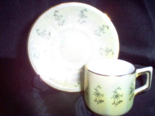 GERMAN MINI CUP AND SAUCER