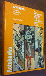 Ford Cortina Mk 3 Autobook - Owners Workshop Manual!