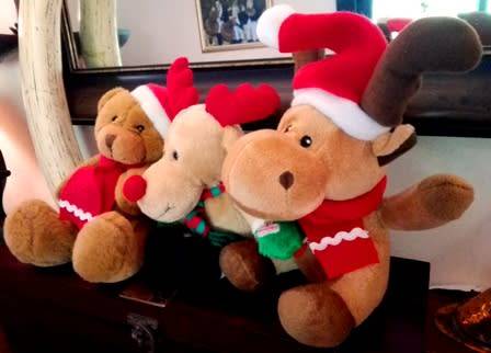 Cheerful Christmas Trio of Soft Toys!