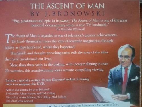 The Ascent Of Man: Complete  BBC - DVD Series.  J. Bronowski.