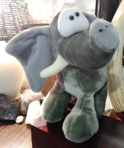 Funky Ellie Elephant.  Beautiful Plush Extra Soft Toy!  26cm.