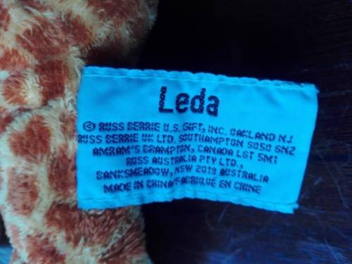 Russ Berrie - Lil` Peepers Leda the Giraffe!