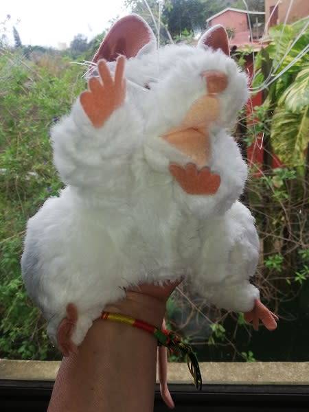 2x White Mice Folkmanis Hand Puppets. Beautiful Crafted Critter Puppets!