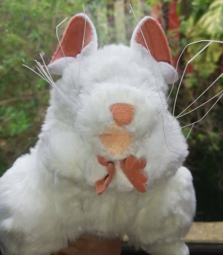 2x White Mice Folkmanis Hand Puppets. Beautiful Crafted Critter Puppets!