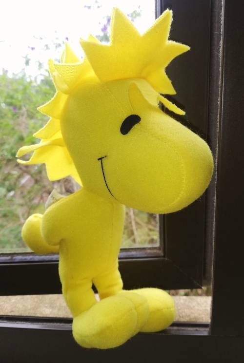 Peanuts - Woodstock.  A Giocattoli Sicuri Toy.  22cm.
