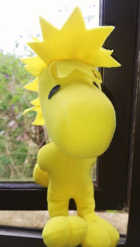 Peanuts - Woodstock.  A Giocattoli Sicuri Toy.  22cm.