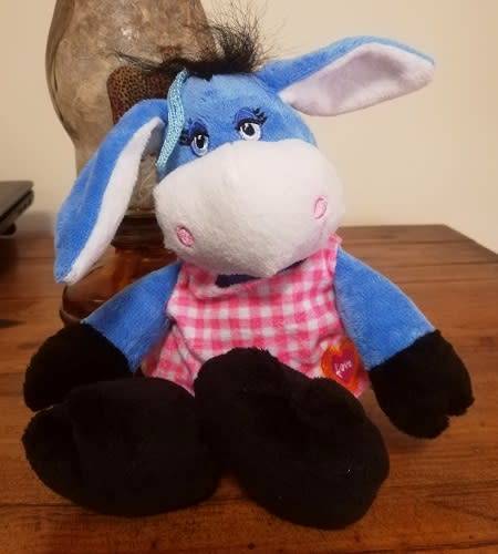 Plonkey, a plush Donkey soft toy from Laurana! Special Price! 30cm.