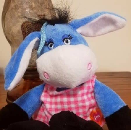 Plonkey, a plush Donkey soft toy from Laurana! Special Price! 30cm.