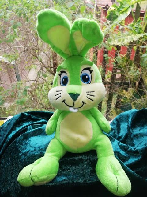Floppy the Green Bunny - Migros/Frey super soft toy! 35cm.