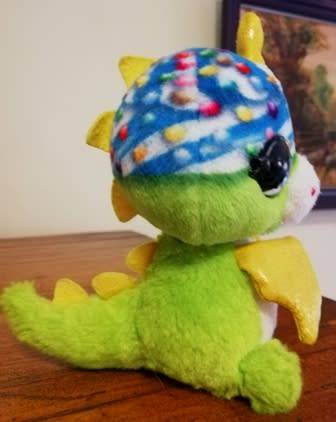 NICI Sirup `Candy Dragon` Blu Bibi Plush Toy Super Plush Soft Toy. 16cm.