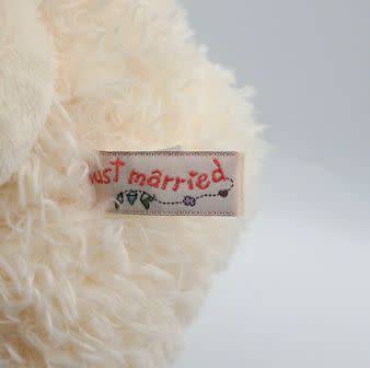 RARE Nici Plush Soft Toy! Just Married Jolly Mah Bride. 28cm.