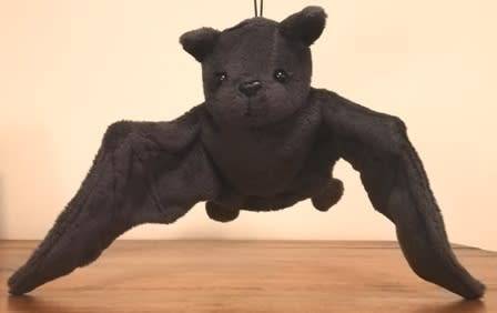 Gomez the Bat plush, soft toy. 18cm.