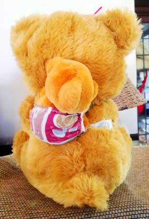 Mommy and 2x Baby Bears. Beautiful, super soft Brown Bears. 35cm.