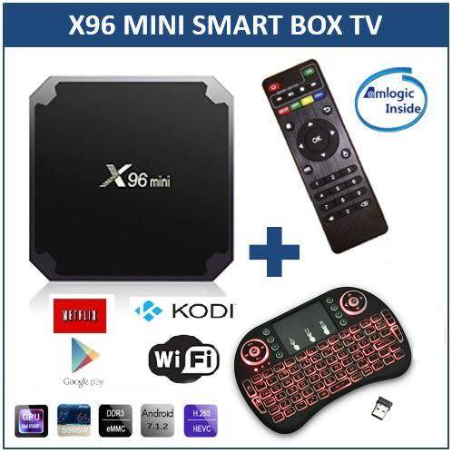 X96 mini Android TV box, WiFi KODI 17.4 Android, LATEST S905 chip with Keyboard remote