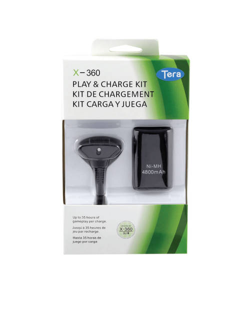 2 IN 1 XBOX 360 CHARGE AND PLAY KIT WITH CHARGE CABLE#CLEARANCE SALE #GAMER