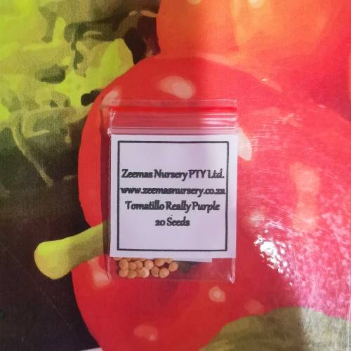 Tomatillo Really Purple Organic - 20 Seeds